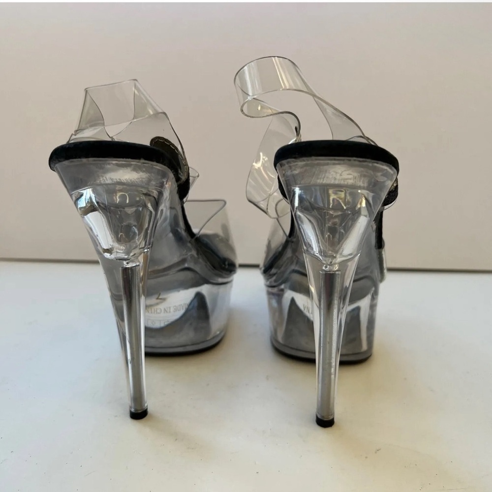 Transparent Platform Heels - Picture 3 of 14